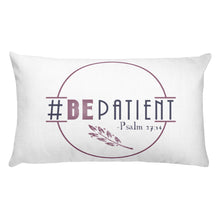 Load image into Gallery viewer, #BEpatient Premium Hashtag Pillow