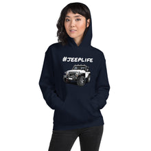 Load image into Gallery viewer, #jeeplife Rugged Hashtag Hoodie