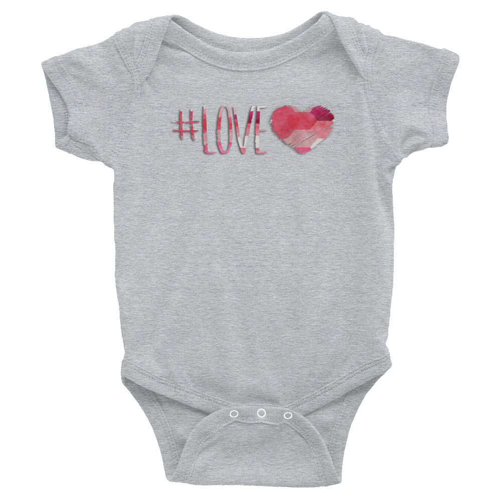 #love Infant Hashtag Bodysuit
