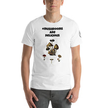 Load image into Gallery viewer, #mushroomsaredelicious Hashtag T-Shirt