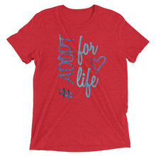 Load image into Gallery viewer, #adoptforlife blue Hashtag T-shirt