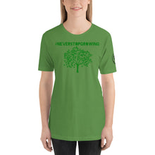 Load image into Gallery viewer, #neverstopgrowing Hashtag T-Shirt