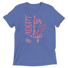 Load image into Gallery viewer, #adoptforlife pink Hashtag T-shirt