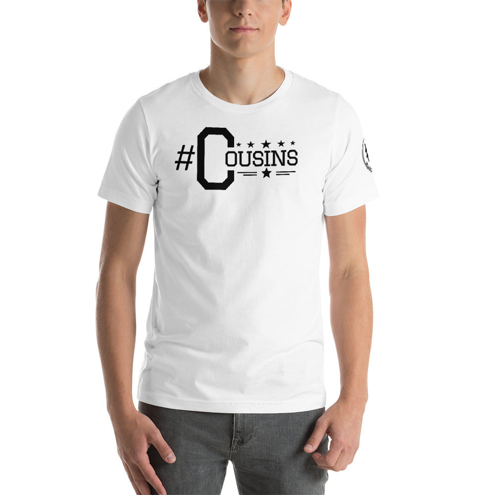 #cousins Black Letter Hashtag T-Shirt