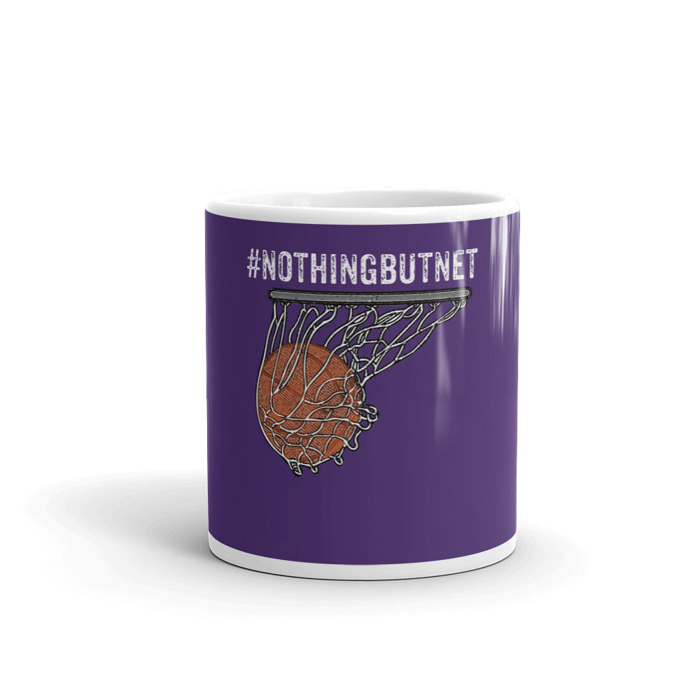 #nothingbutnet Basketball Hashtag Mug