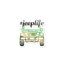 Load image into Gallery viewer, #jeeplife Hashtag Sticker