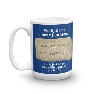 #oakislandninetyfootstone Hashtag Mug